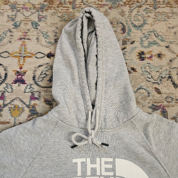 The North Face Women Grey Pullover Hoodie Sweatershirt Long Sleeve Top, sz XS - Picture 8 of 15